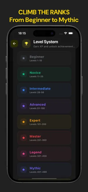 Pedometer: Leveling Steps screenshot 3