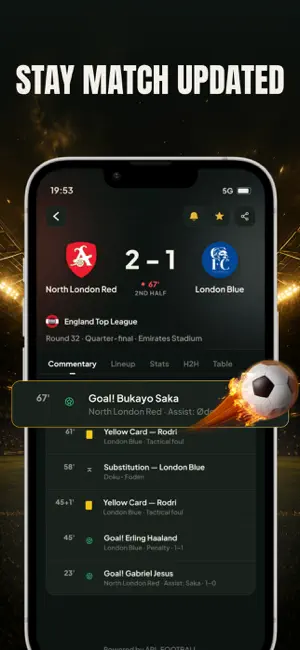 Football Live Scores & Stats iPhone screenshot 4