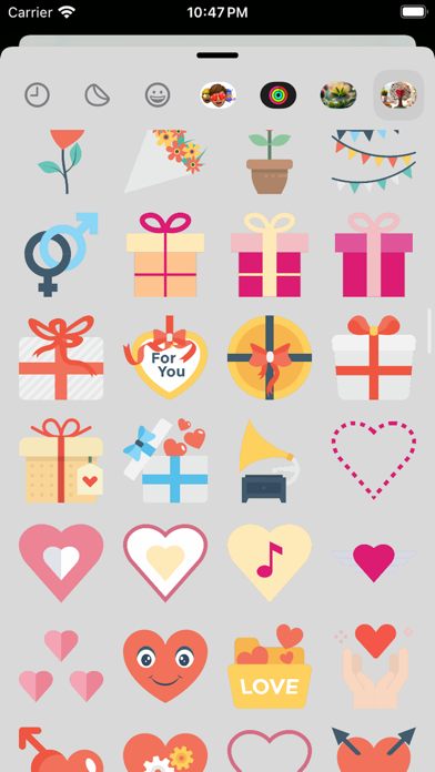 Romantic Stickers Screenshot