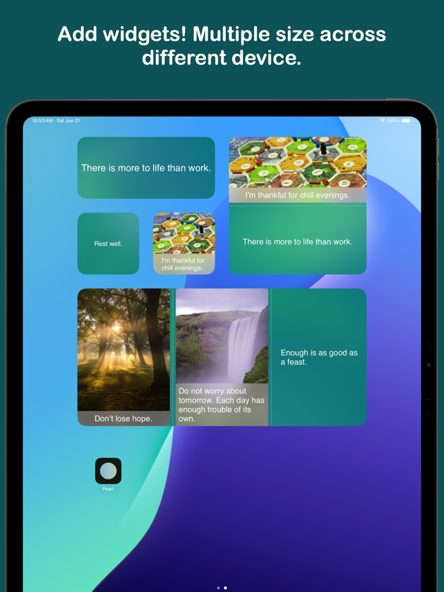 Pearl: Meaningful Reminders Screenshot