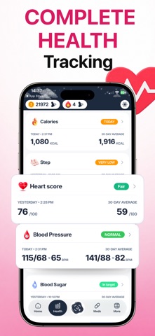 Free Blood Pressure Monitor™ — App Store screenshot 5