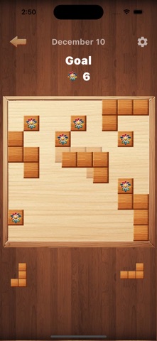 WoodPuz Wood Block Puzzle Game screenshot