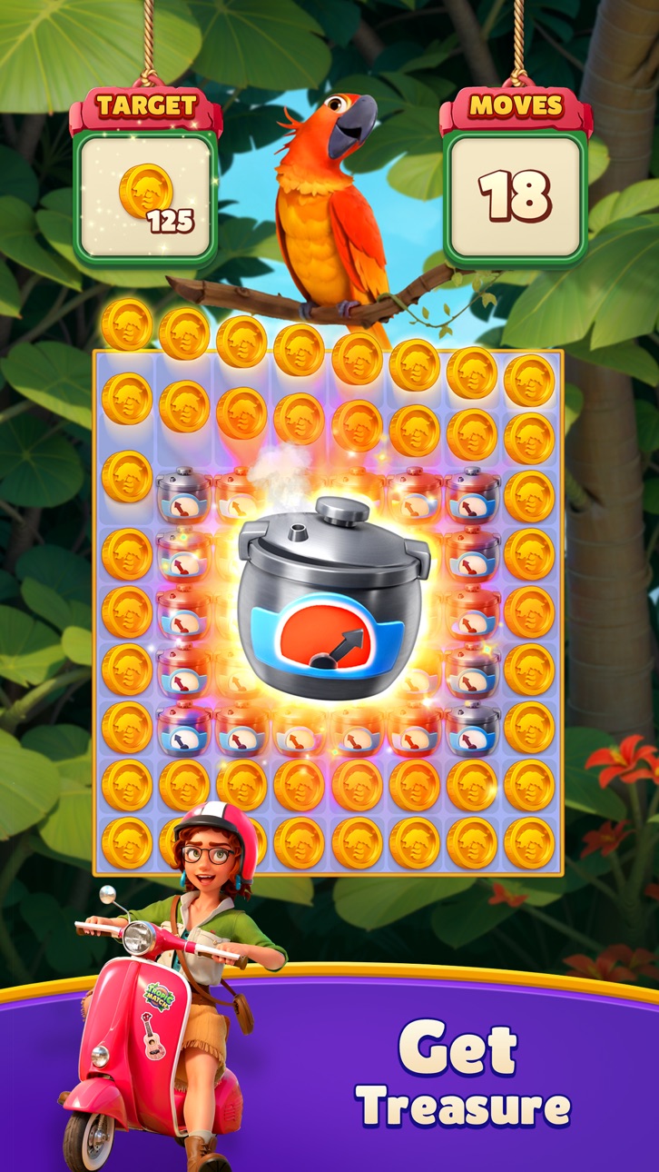 Tropic Match iOS Mod IPA screenshot 4 - iOS game interface