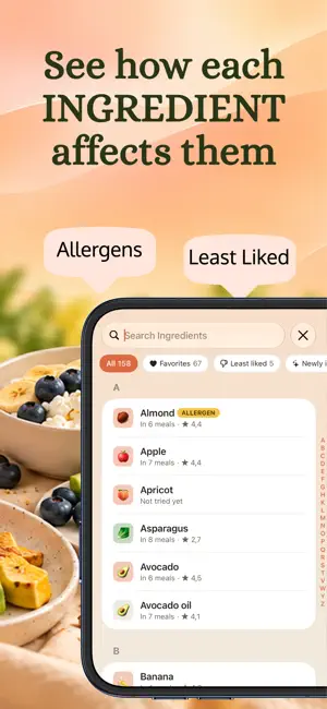 Baby Food Tracker - AllerLog screenshot 4