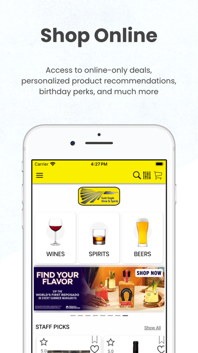 Gold Eagle Wine and Spirits Screenshot