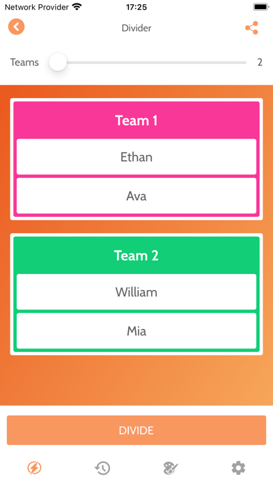Random: Wheel & Name Picker Screenshot