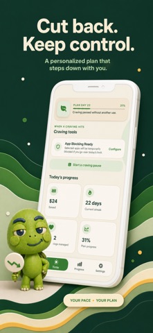 Quit Nicotine – Downshift iPhone screenshot