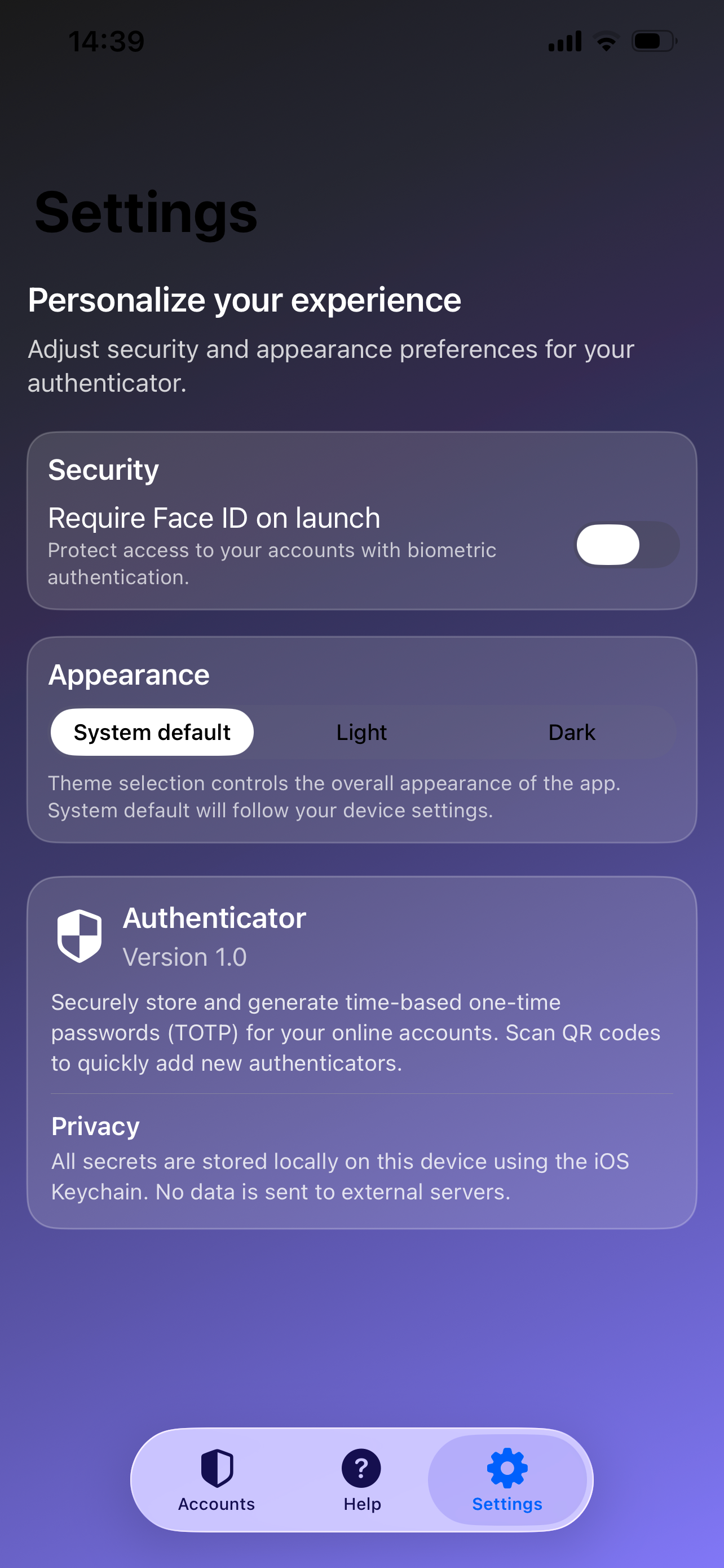 Authenticator - Shield App