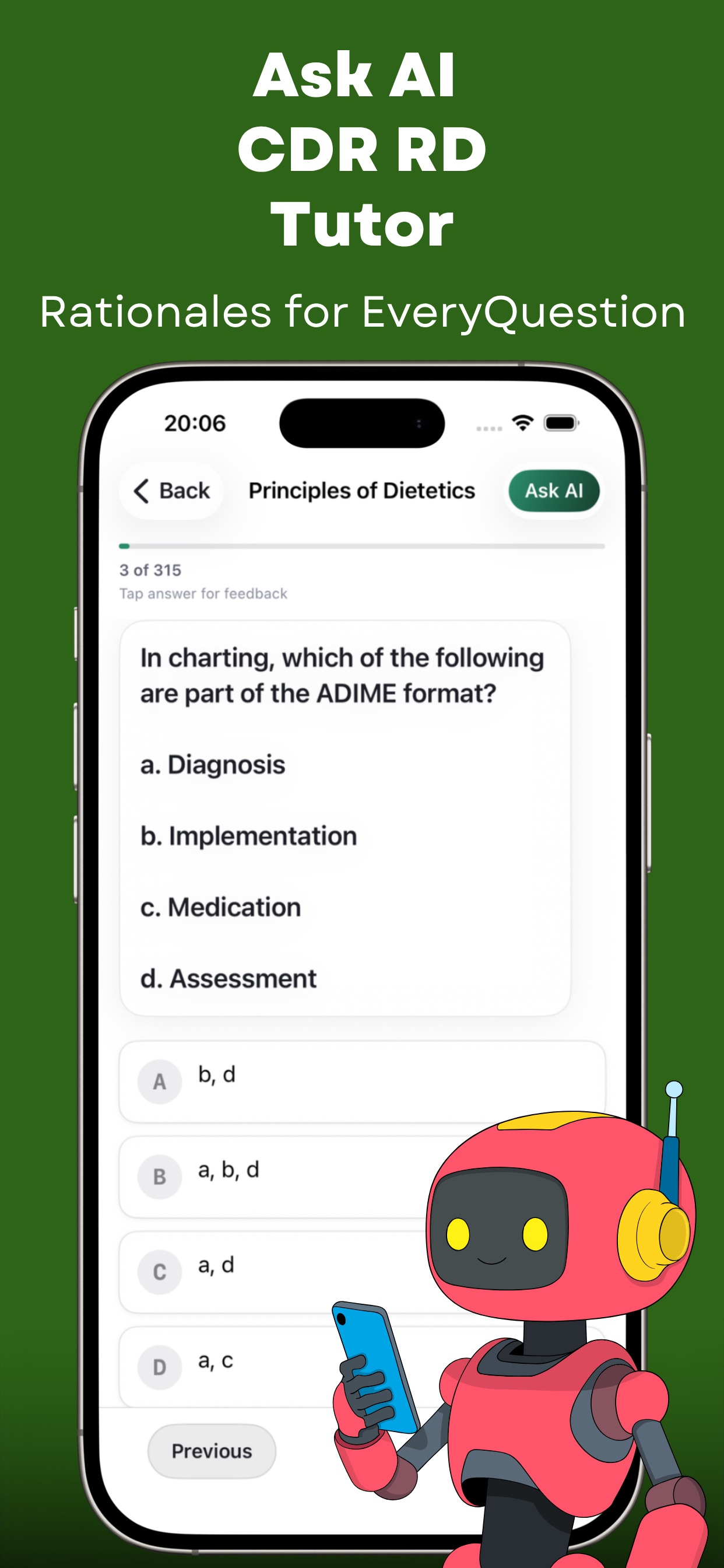 Screenshot 4 of CDR RD Exam Prep 2026 Pocket
