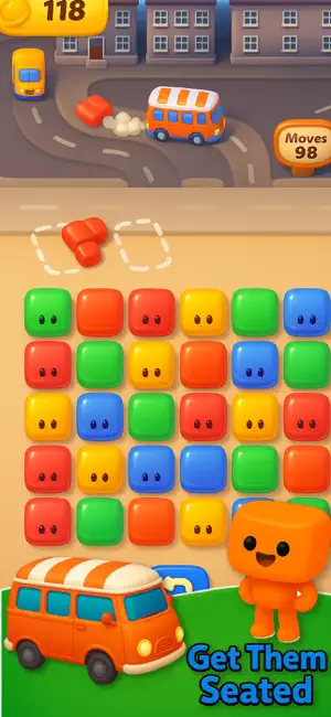 Line Jam: Crazy Bus Escape screenshot 1