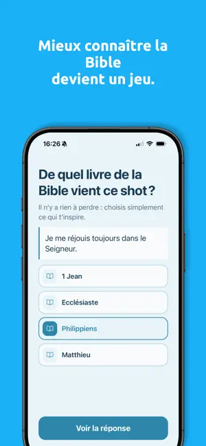 Bible Shot : verset & quiz screenshot 2