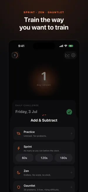Tally: Mental Math Trainer screenshot 3