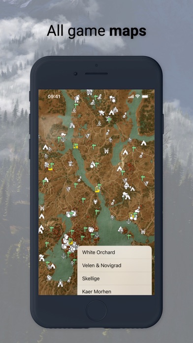 The Witcher 3 Map & Companion iPhone screenshot 7 - Utilities app