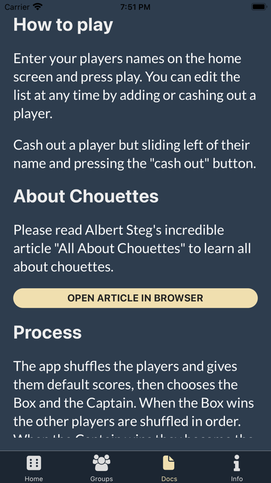 #6. Chouette App (iOS) Podle: Matthew Gruman