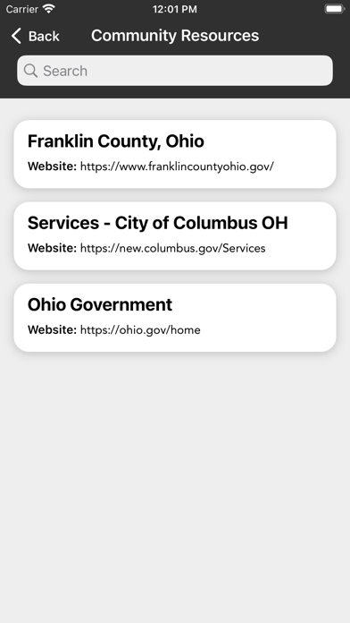 Franklin County Sheriff OH Screenshot