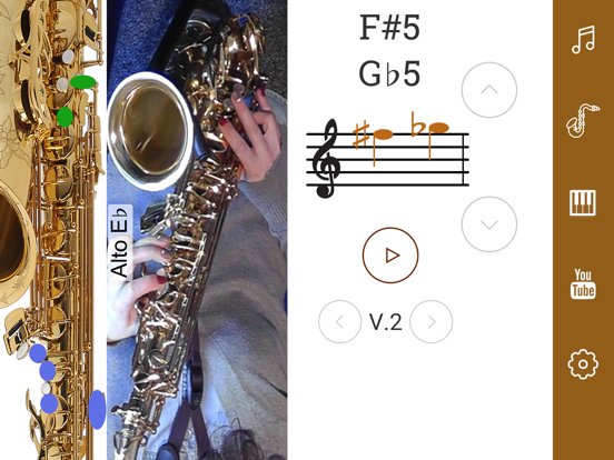 Screenshot #5 pour 2D Saxophone Doigté