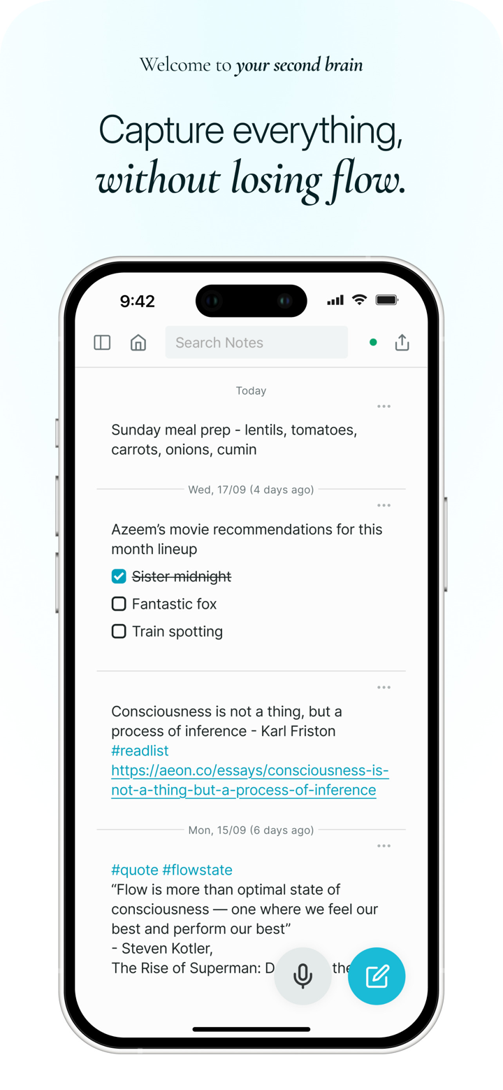 Ideaflow — Notes screenshot 1
