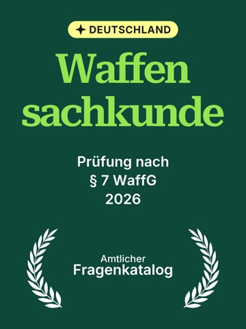 Waffensachkunde App §7 Prüfung iPad screenshot