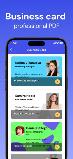 Felor PDF Maker-Save&View iPhone screenshot 4