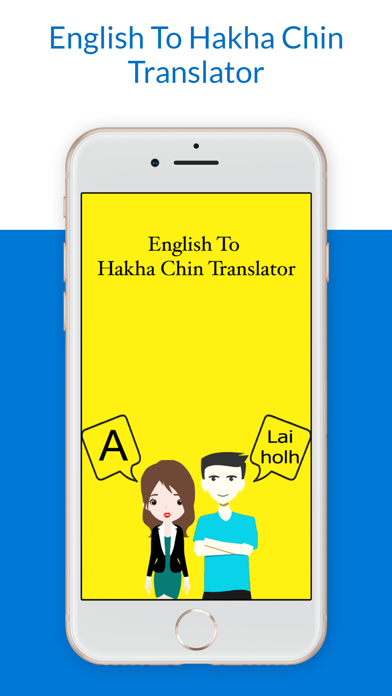 English Hakha Chin Translator Screenshot