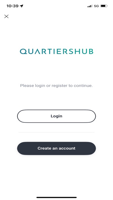 Quartiershub Screenshot