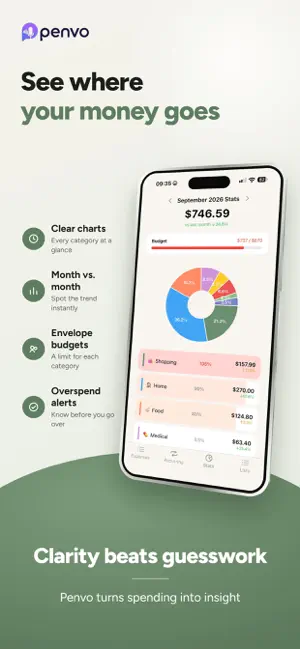 Penvo - AI Voice Expense Log screenshot 3