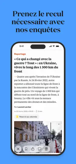 Capture d'écran de La Croix, Actualités Et Info sur iPhone 4