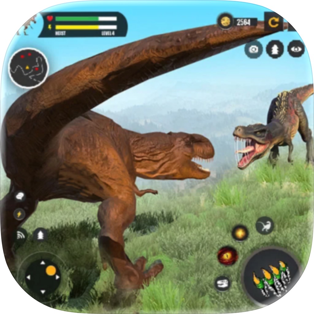Apple App Store cover for Jurrassic Dinosaur Simulator