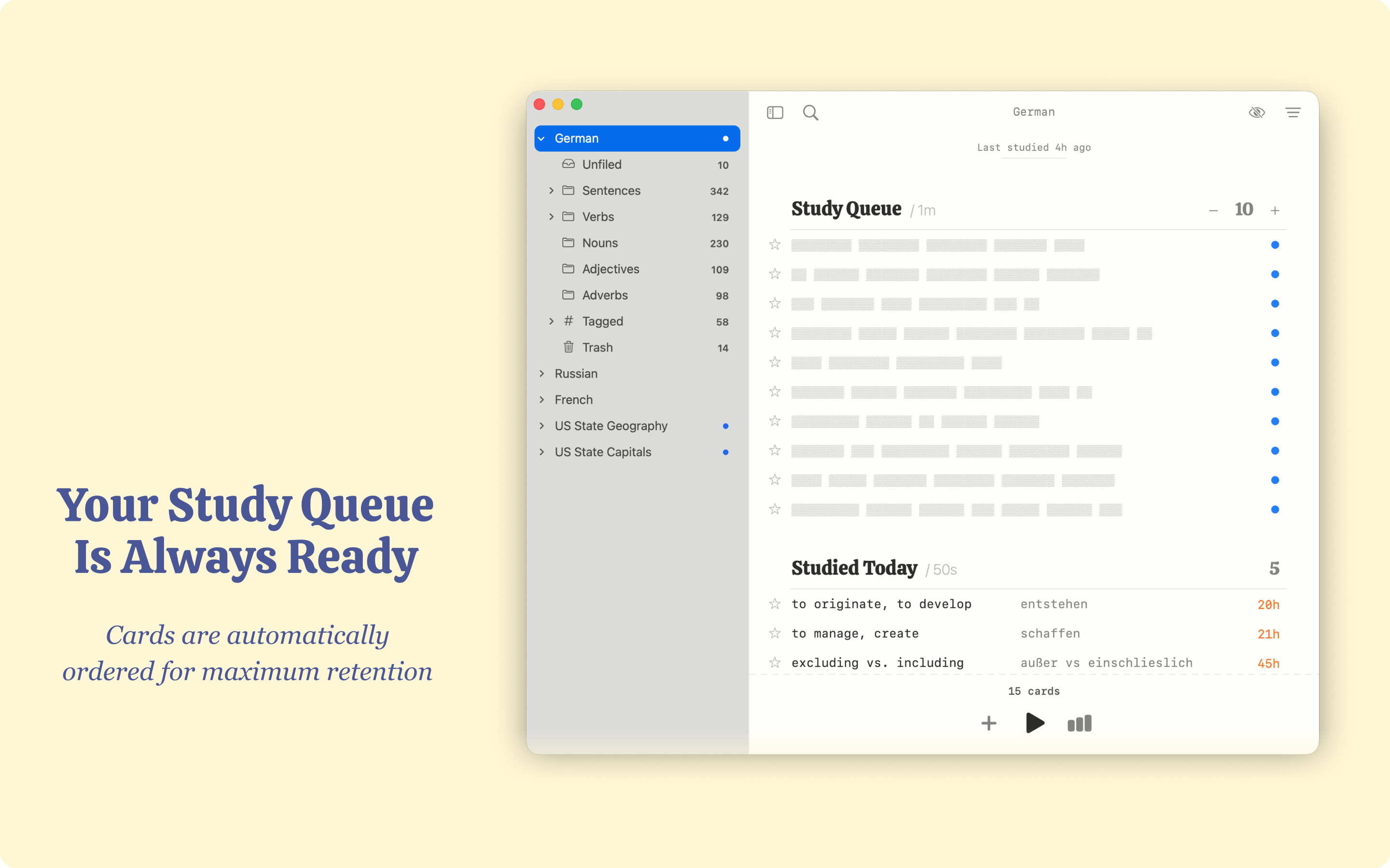 Fresh Cards - Flashcards screenshot 11