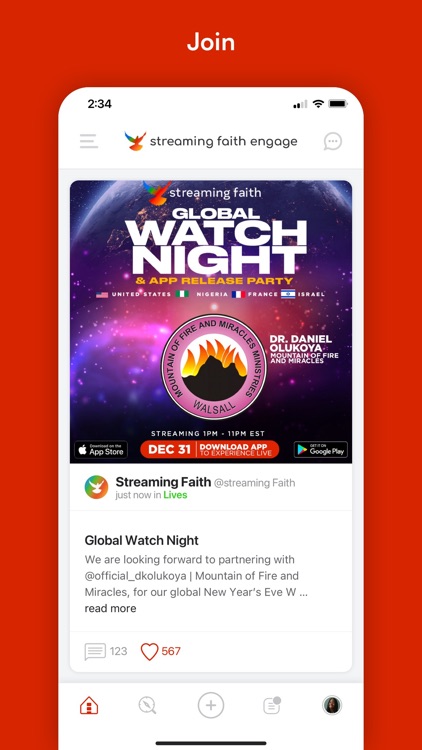 Streaming Faith Engage