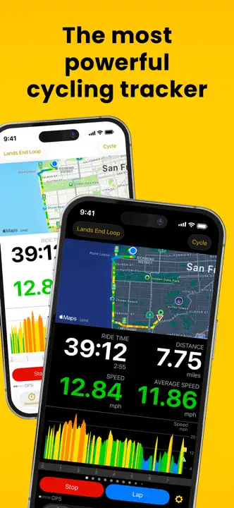 Cyclemeter Cycling GPS Tracker: Screenshot 1 von 10