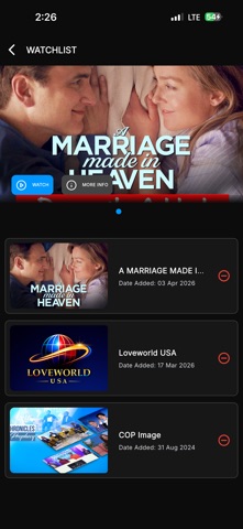 Alpha TV iPhone screenshot