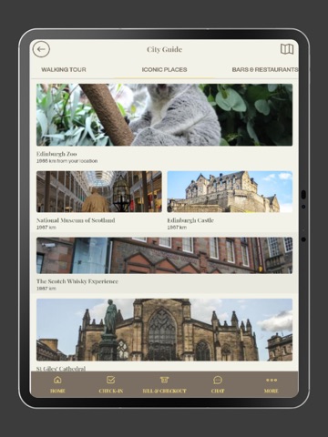 Apex Hotels iPad screenshot