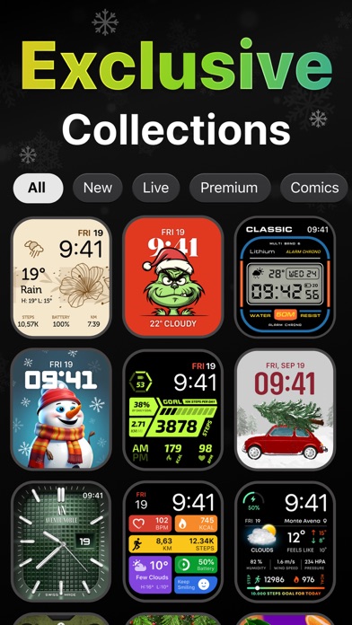 Watch Faces Gallery & Creator iPhone screenshot 2 - Lifestyle app