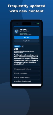 AI-300 Practice Test screenshot