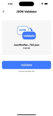 JSON Tools: XLSX CSV to JSON screenshot