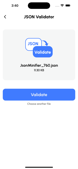 JSON Tools: XLSX CSV to JSON Screenshot 4 of 6