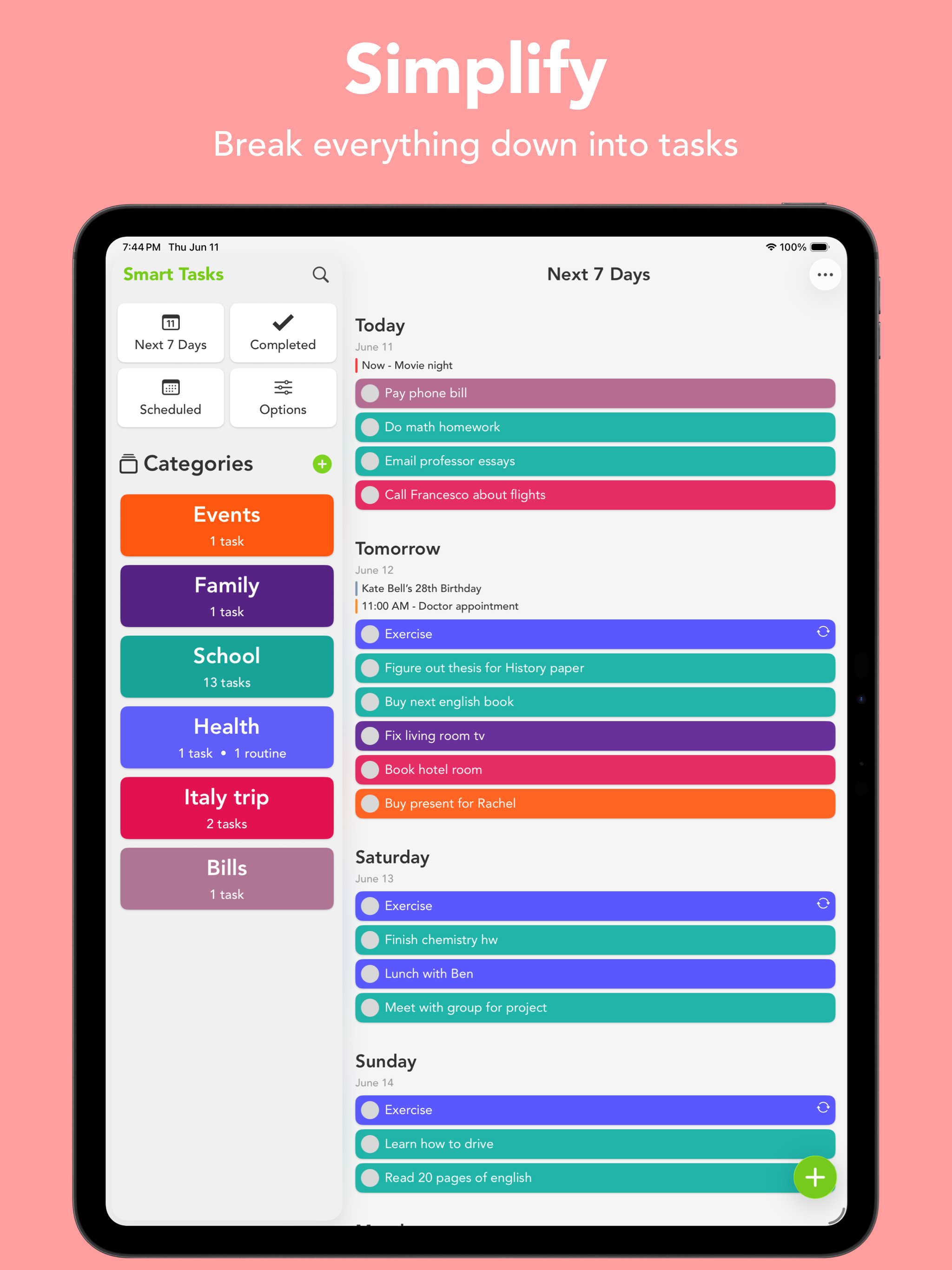 Smart Tasks - Lists Made Easy
