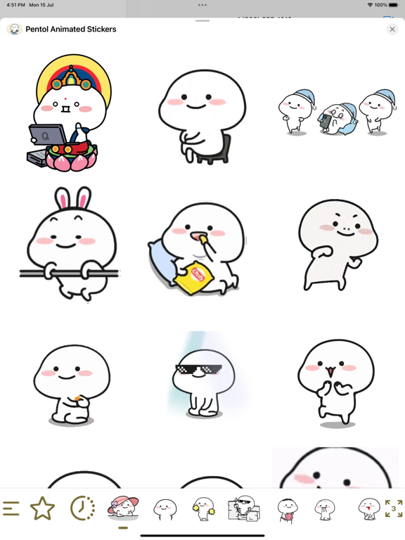 Screenshot #4 pour Animated Pentol Stickers