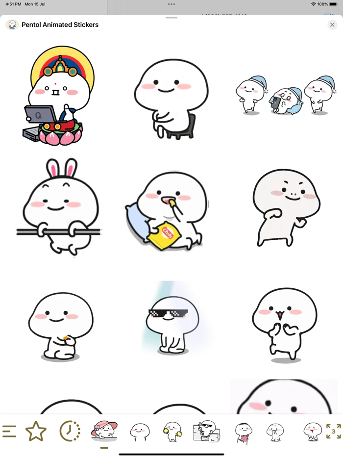 Animated Pentol Stickers