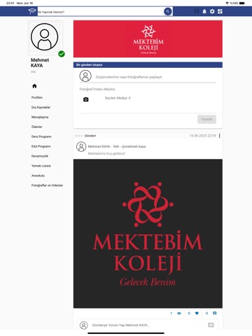 Mektebim Dijital iPad screenshot