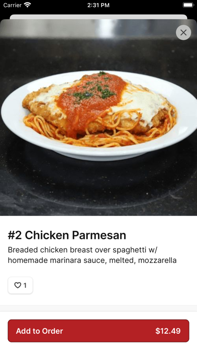 Pasta To Go iPhone screenshot 3 - Food & Drink app