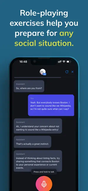 Bearwith - social skills coach screenshot 1