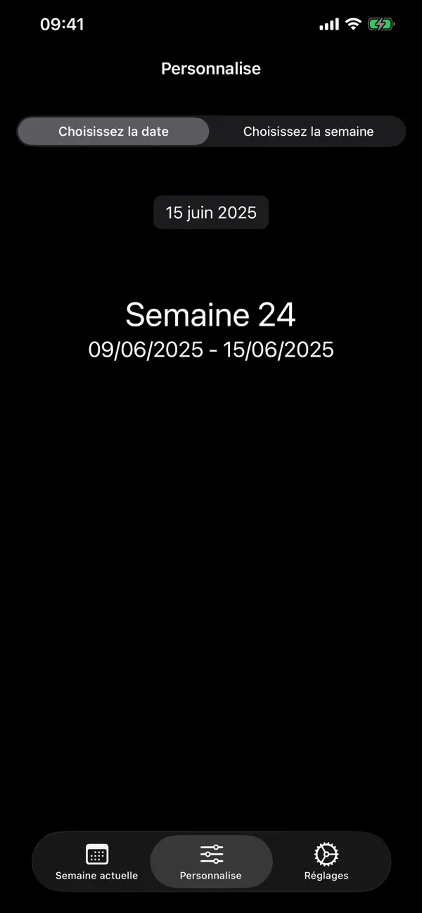 Screenshot #3 pour Semaine Actuelle