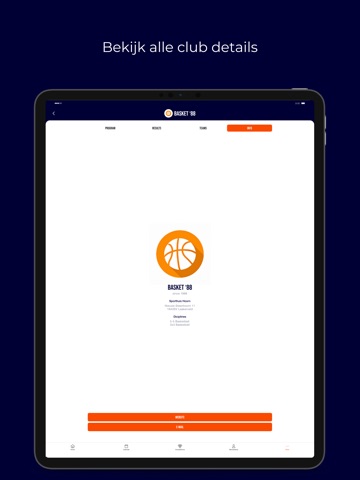 Basketball.nl iPad screenshot 1