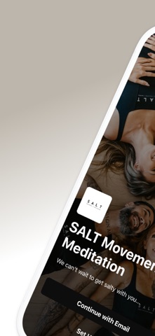SALT Movement & Meditation iPhone screenshot