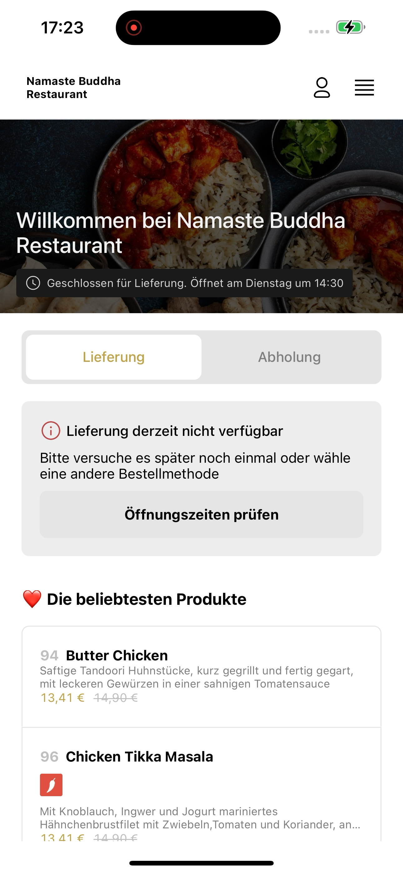 Namaste Buddha Restaurant screenshot 6