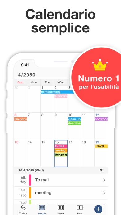 S Calendario: Agenda, Attività