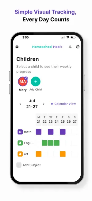 Homeschool Habit screenshot 1
