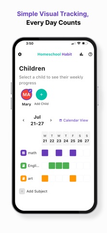 Homeschool Habit Screenshot 1 of 3